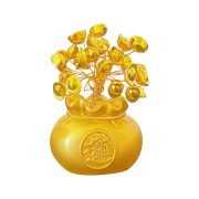 Alloy Zodiac Wealth Tree Home Decoration Ornaments Attracting Fortune Car Decorations Festive Custom Metal Crafts - Image 5