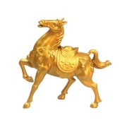 Luxurious Modern Horse Figurine for Instant Wealth and Money Home Decor Living Room Bar Cabinet Artistic Handmade Metal Craft - Image 4