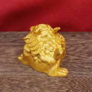 Gold Dragon Toad Figurine Handmade Entrance Living Room Decorative Ornaments Creative Tea Play Taoist Toad Art Crafts - Image 4