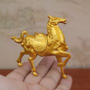 Alloy Treasure Horse Home Living Room Desktop War Horse Ornament Metal Craft TV Cabinet Decorative Item - Image 4
