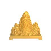 New Chinese Style Metal Fake Mountain Decorative Ornaments for Living Room Office Tea Table Desktop Handmade Art Crafts - Image 5