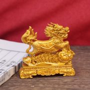 New Arrival Metal Craftwork Ornaments Alloy For Good Luck Golden Ox Sending Blessings Wealthy Chair Turning Gold Mountain - Image 2
