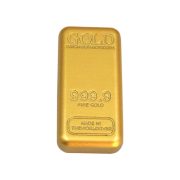 Handmade Solid Sand Gold Bar Decorative Home Decoration Symbolic Display Piece Simulation Props Gold Sample Township Ruler - Image 5