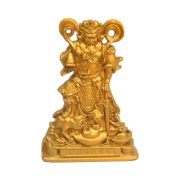 Alloy Wu Changsheng Wealth Deity Riding Tiger Statue Home Altar Entranceway Decorative Artwork Custom Metal Craft Ornament - Image 5