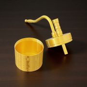 Portable Short Copper-Bronze Smoking Pipe Vintage Style旱烟/雪茄 Two-In-One Multi-Functional Design by BaiFu - Image 4