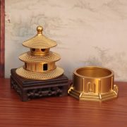 Bronze Tiananmen Square Incense burner Indoor Creative Tower Decoration Home Use Scenic Spot Replica Metal Craft Ornament - Image 3