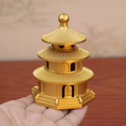 Bronze Tiananmen Square Incense burner Indoor Creative Tower Decoration Home Use Scenic Spot Replica Metal Craft Ornament - Image 4