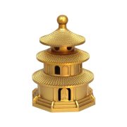 Bronze Tiananmen Square Incense burner Indoor Creative Tower Decoration Home Use Scenic Spot Replica Metal Craft Ornament - Image 5