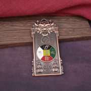 General Tiger Head Talisman Hanging Ornament Tai Sui Order Hexagram Five Yellow Two Black Fortune Attracting Townhouse Plaque