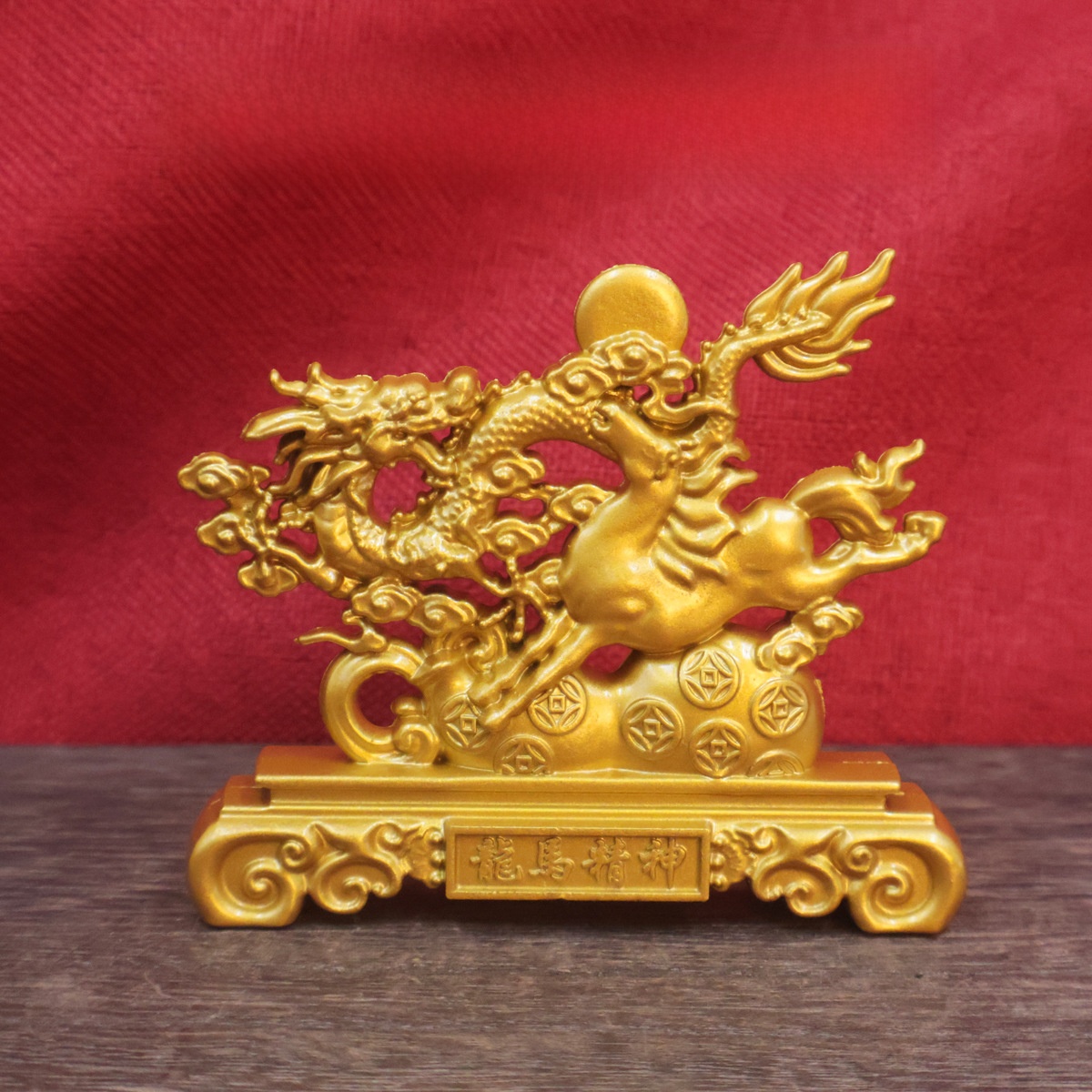 LA-974509053363_img0-1 Shajinlongma Spirit Money Attracting Office Home Living Room Decorative Ornaments Popular Crafts Souvenir Metal Artwork - Image 1