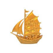 Sahjinxiang Long One Sailing Smooth Metal Craft Ornament Office Front Desk Decorations Home Display Gifts - Image 5