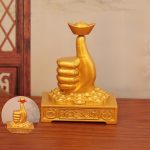 Creative Office Desktop Decoration Gold Sand Wealthy Double Coin Rotating Ornaments Custom Metal Craft Gift