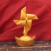 Alloy Windmill Ornaments Office Desktop Prosperity Wealth Attracting Decorative Item Wind Powering Water Business Success - Image 4
