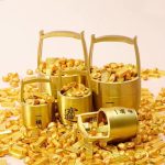 Bronze One Bucket Gold Office Desktop Ornaments Attract Wealth Collect Wealth One Bucket江山 Fortune Tellers Custom Metal Crafts