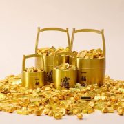 Bronze One Bucket Gold Office Desktop Ornaments Attract Wealth Collect Wealth One Bucket江山 Fortune Tellers Custom Metal Crafts - Image 2