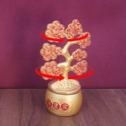 Lucky Money Attracting Treasure Chest Money Tree Decoration Metal Craft Office Living Room Decorations Wealth Brining Ornaments - Image 3