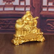 Leibei Buddha Wealth Attracting Ornaments Home Living Room Decorations Opening Ceremony Gifts Golden Color Wholesale - Image 3