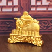 Leibei Buddha Wealth Attracting Ornaments Home Living Room Decorations Opening Ceremony Gifts Golden Color Wholesale - Image 4