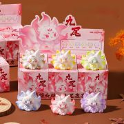 Authentic Nine-Tailed Fox Desktop Decoration Resin Craft Figurine Adorable Center Console Ornament Wholesale