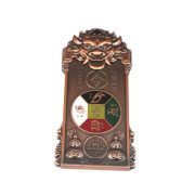 Bronze General Order Talisman with Colorful Painted Tiger Head Five Mountain Shape Protector Card Authentic True Action Brand - Image 5