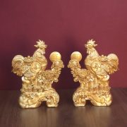 Gold Rooster Wealth Decorative Ornaments Home Office Desktop Decoration Money Yuanbao Alloy Metal Crafts Good Luck - Image 3