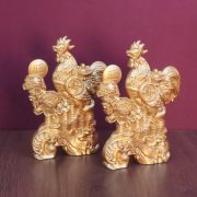 Gold Rooster Wealth Decorative Ornaments Home Office Desktop Decoration Money Yuanbao Alloy Metal Crafts Good Luck - Image 4