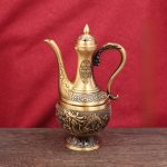 Bronze Relief Hundred Happiness Liquor Pot Vintage Home Entrance Decorative Ornaments Copper Pot Gift Tabletop Copperware