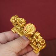 Alloy Xi Wang Figurine Business Gift Office Desk Decoration Wealth Attraction Prosperity Polyvalent Container Custom Metal Craft - Image 3
