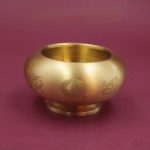 New Bronze Nine Purple Fireproof Lucky Money Basin Rotating Entrance Decorative Item Mini Sand Gold Wealth Attracting Vessel