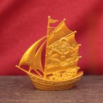 Fulin Desktop Bookshelf Entrance Decorative Metal Craft Ornament for Home Living Room Office Shop Opening Celebration