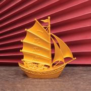 Fulin Desktop Bookshelf Entrance Decorative Metal Craft Ornament for Home Living Room Office Shop Opening Celebration - Image 3
