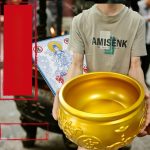 Bronze Large Double Fish聚宝盆 Ornaments Attracting Wealth Ideal Opening Gifts For Shops And Companies Decorative Metal Crafts