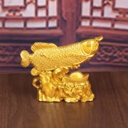Hot Selling Home Office Decoration Prosperous Goldfish Chinese Style Opening Gift Direct Sale Custom Metal Craft Ornament - Image 2