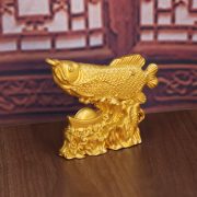 Hot Selling Home Office Decoration Prosperous Goldfish Chinese Style Opening Gift Direct Sale Custom Metal Craft Ornament - Image 4