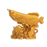 Hot Selling Home Office Decoration Prosperous Goldfish Chinese Style Opening Gift Direct Sale Custom Metal Craft Ornament - Image 5