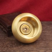 Creative Brass Rotating Money Bowl Home Office Desktop Decoration Wealth Attracting Craftwork Ornament For Wholesale - Image 3