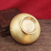 Creative Brass Rotating Money Bowl Home Office Desktop Decoration Wealth Attracting Craftwork Ornament For Wholesale - Image 4