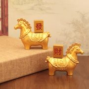 Metal Animal Mahjong 'Instant Wealth' Ornament Direct Sale From Manufacturer Lucky Big Profit Money Attracting Decorative Piece - Image 3