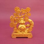 Prosperity Wealth Home Decorative Ornaments Lucky Happiness Living Room Desk Entrance Front Desk Decorations Metal Crafts