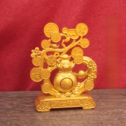 Wanshifuru Home Office Bank Decorative Ornaments Wealth Tree Opening Gifts Gold Shop Grand Opening Window Display Items