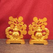 Wanshifuru Home Office Bank Decorative Ornaments Wealth Tree Opening Gifts Gold Shop Grand Opening Window Display Items - Image 2