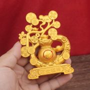Wanshifuru Home Office Bank Decorative Ornaments Wealth Tree Opening Gifts Gold Shop Grand Opening Window Display Items - Image 3