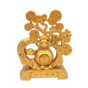 Wanshifuru Home Office Bank Decorative Ornaments Wealth Tree Opening Gifts Gold Shop Grand Opening Window Display Items - Image 5