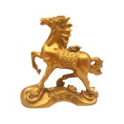 Home Decor Animal Themed 'Money Wins' Ornaments Living Room Decor Lucky Horse Jumps Over Money Custom Metal Craft Art Piece - Image 5