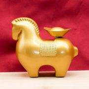 Lucky Horse Year Decoration Home Living Room Custom Metal Craft Ornaments Wealth And Success Symbol For Chinese Zodiac Horse