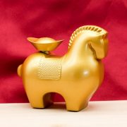 Lucky Horse Year Decoration Home Living Room Custom Metal Craft Ornaments Wealth And Success Symbol For Chinese Zodiac Horse - Image 2