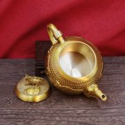 Bronze Teapot Mountain Water Teapot Dragon And Phoenix Teapot Creative Copper Ornament Home Office Decoration Wholesale - Image 3