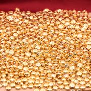 Shajin Little Gold Beans Lucky Rice Bucket Decorative Ornaments Imitation Gold Crafts Props Wealth Attracting Home Decor - Image 4