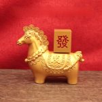 Metal Horse Ornament For Desktop Wealth Brings Instantly Lucky Money Symbol Craftwork Ideal Gift Animal Zodiac Horse