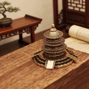 Bronze Temple of Heaven Model Souvenir Creative Cultural Tourism Metal Landscape Miniature Altar Gift for Friends - Image 3